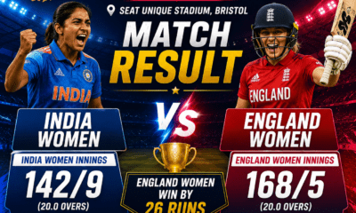 England Women vs India Women 2nd T20I India Women tour of England 2026