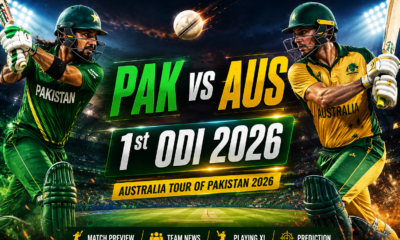 Pakistan vs Australia 1st ODI Australia tour of Pakistan 2026