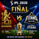 Royal Challengers Bengaluru vs Gujarat Titans Final Indian Premier League 2026