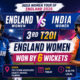 England Women Defeat India Women by 6 Wickets
