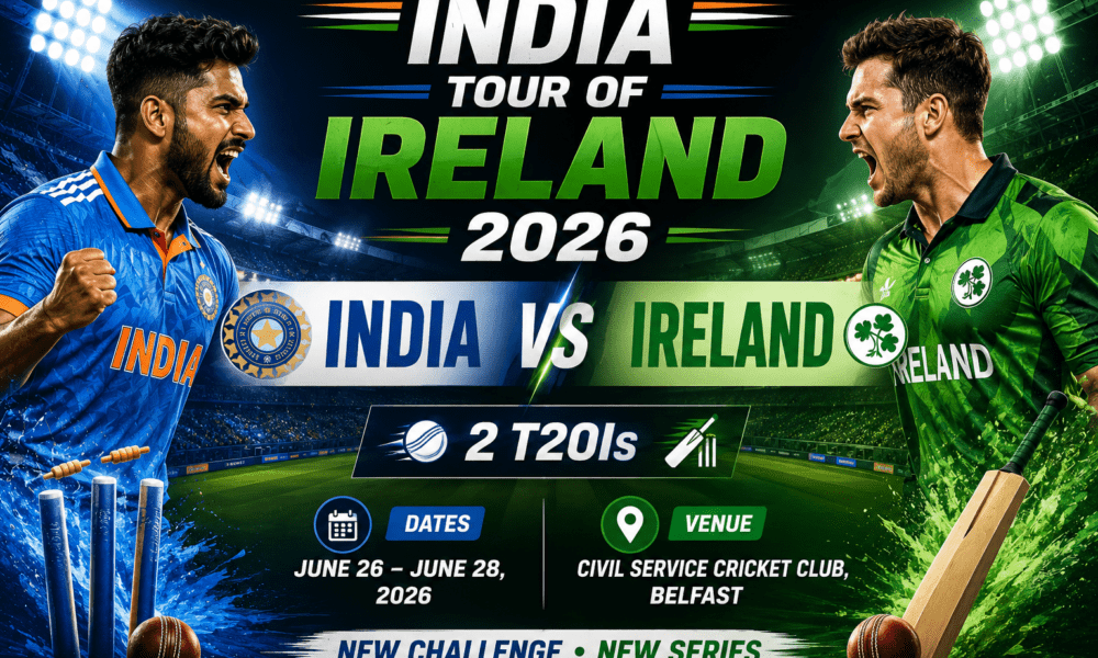 India Tour Of Ireland T20 Series 2026