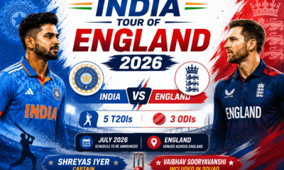 India Tour of England 2026 Squad Announced