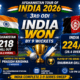 India secures 3-0 series sweep