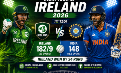 Ireland defeats India in thrilling T20I