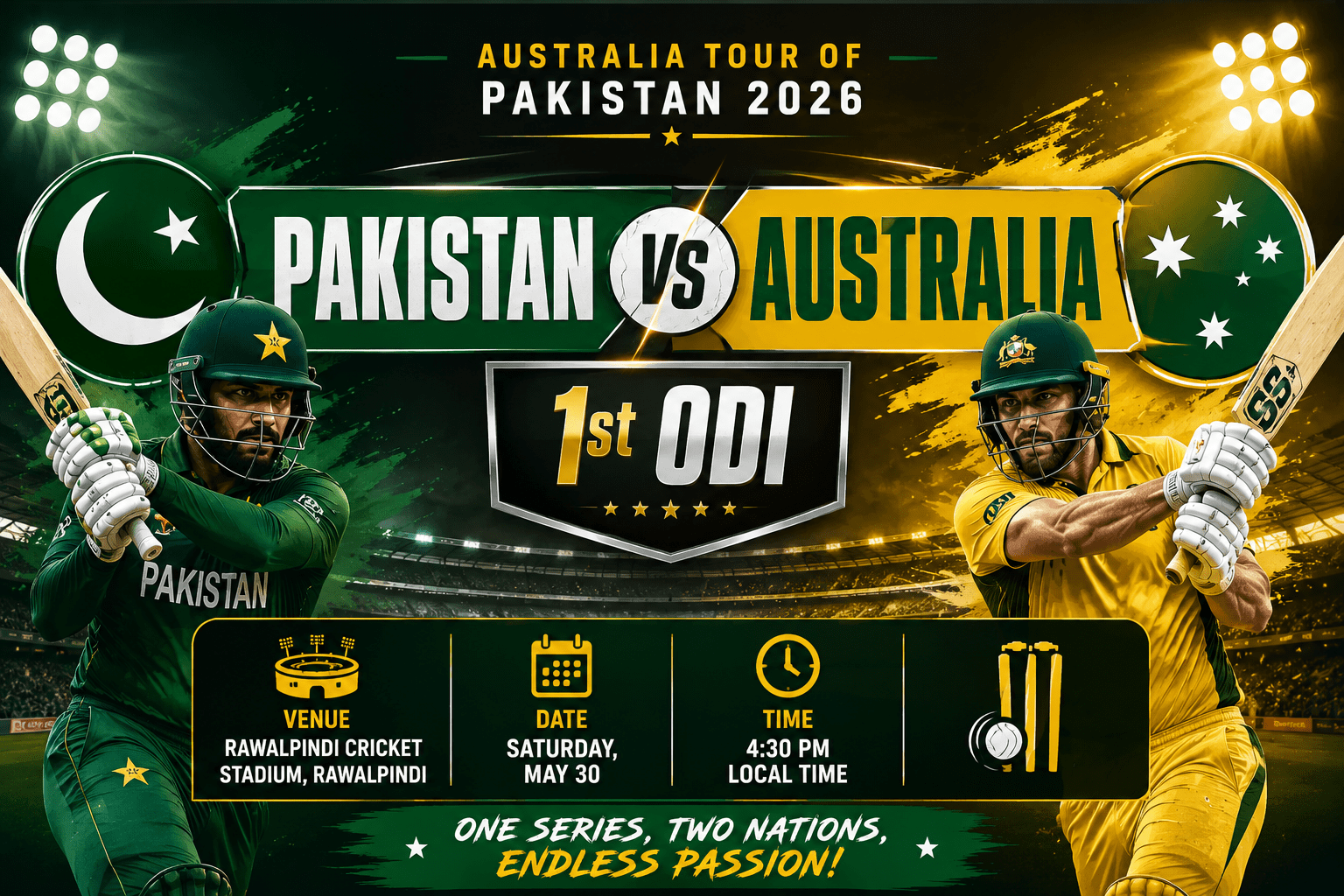 PAK vs AUS 1st ODI 2026 Pakistan Start Important Victory