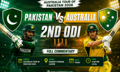 Pakistan vs Australia, 2nd ODI, Australia tour of Pakistan 2026