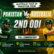 Pakistan vs Australia, 2nd ODI, Australia tour of Pakistan 2026