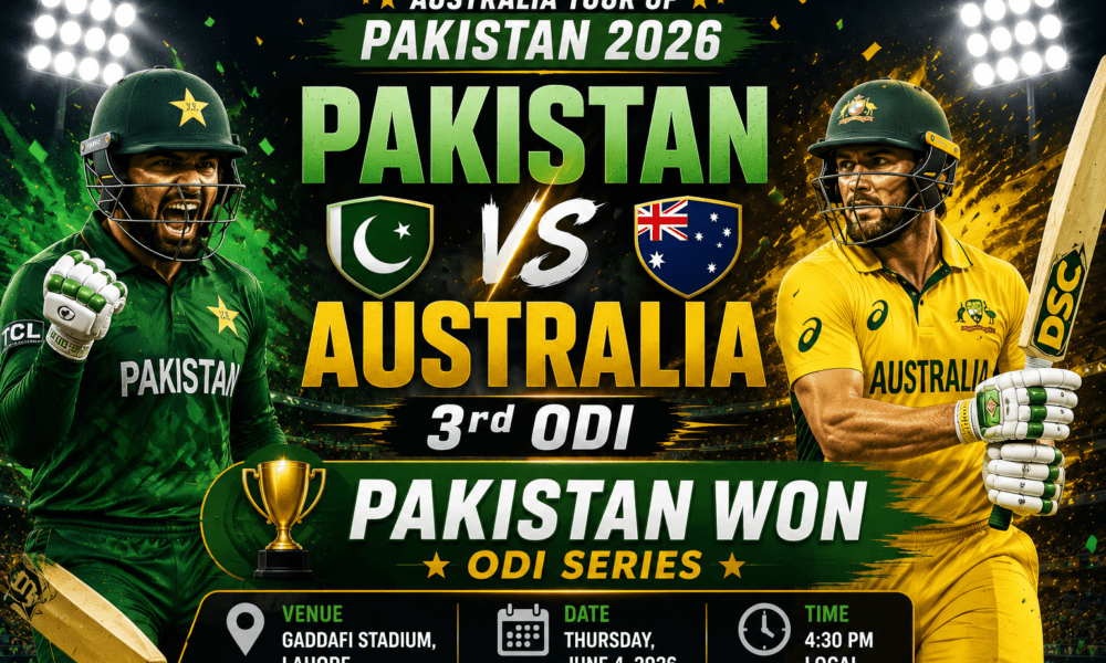 Pakistan vs Australia, 3rd ODI, Australia tour of Pakistan 2026-scoreboard