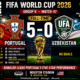Portugal dominates Uzbekistan in World Cup