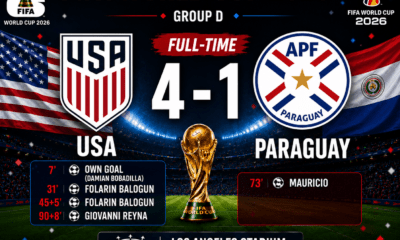 USA vs Paraguay FIFA World Cup 2026